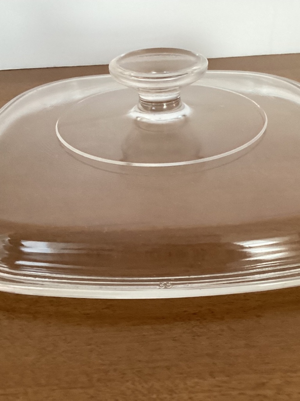 Vtg Pyrex A-9-C Clear Glass Replacement Lid Corning Ware